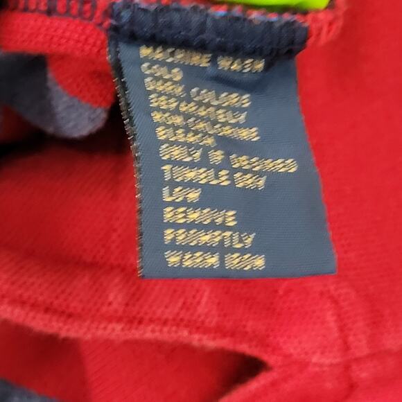 Chaps Ralph-Lauren Polo Shirt Large 24x27 Colorblock - Picture 7 of 12